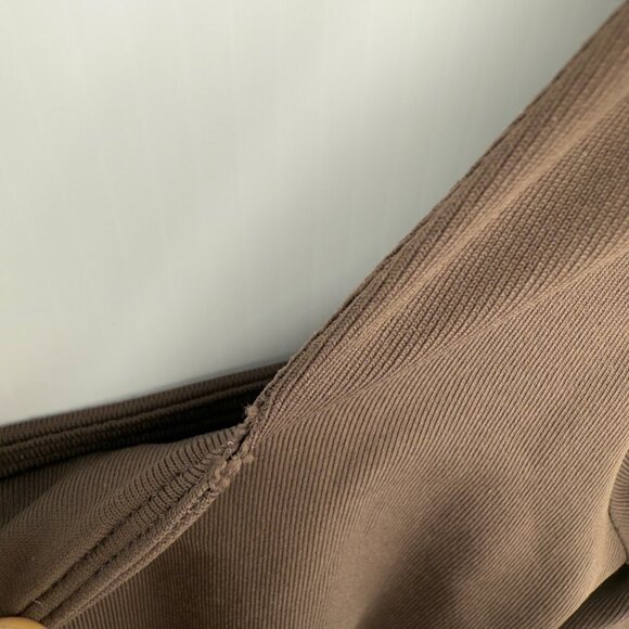 BABATON ARITZIA Body‎ Original Contour Brown Square Neck Long Sleeve Bodysuit S - Picture 8 of 10